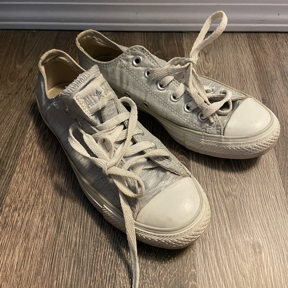 Silver Converse